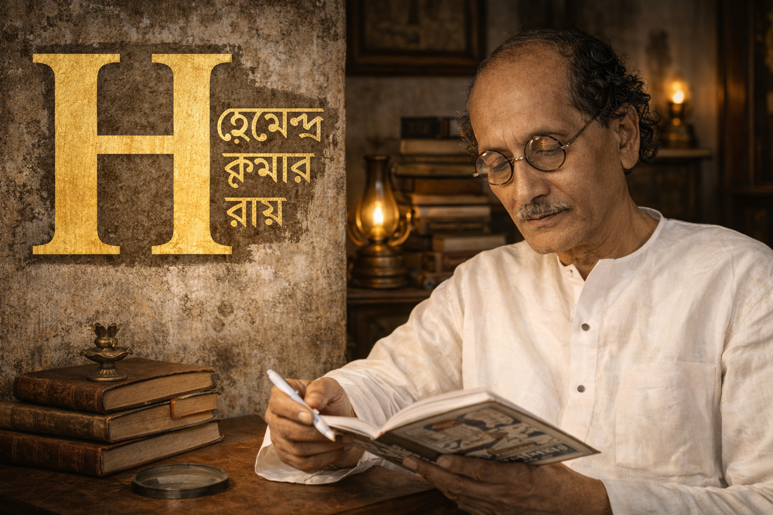 H is for Hemendra Kumar Roy